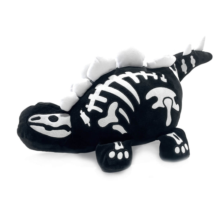 Womple Studios DinoGlow MEGA Stegosaurus reversible plush dinosaur fossil skeleton