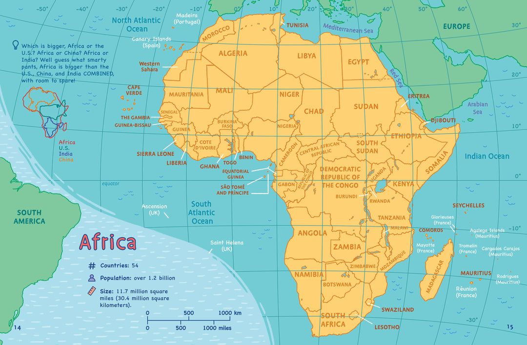 Dry Erase World Atlas