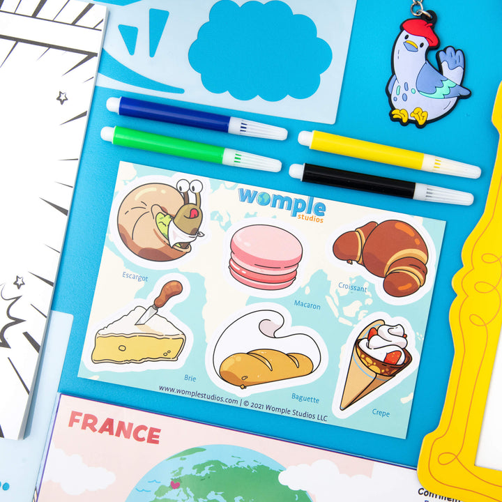 WompleBox: France kids activity kit