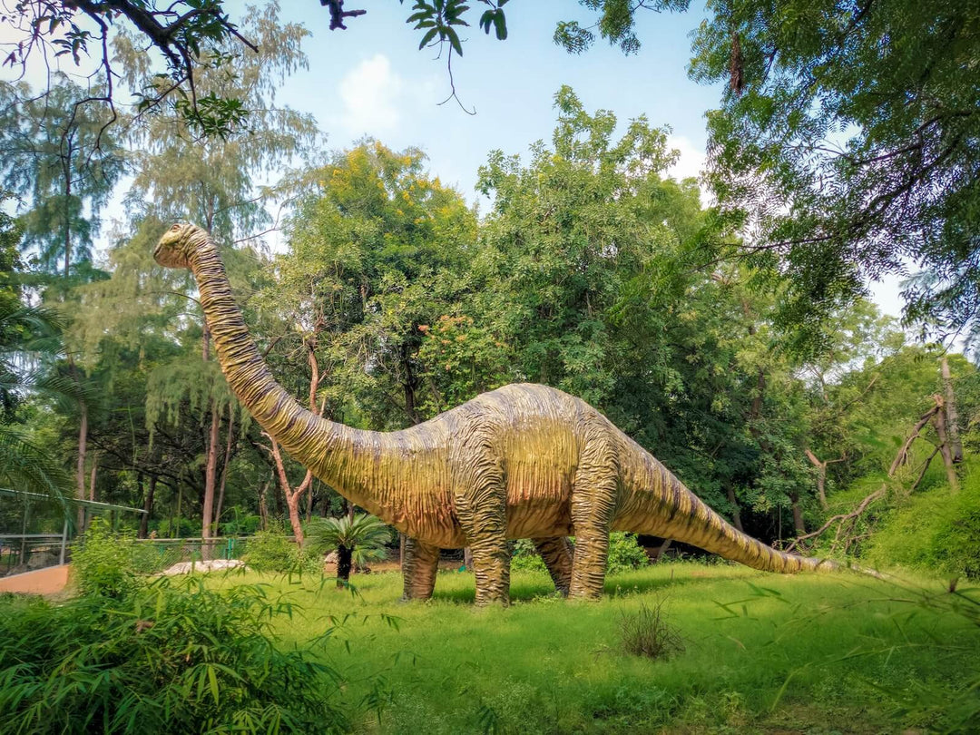 Spinosaurus standing in the woods