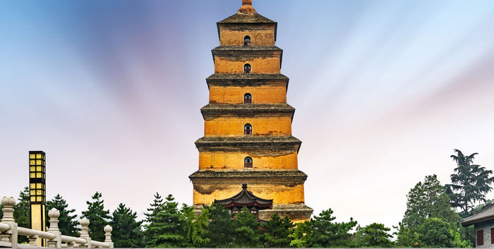 Pagoda Salt Painting