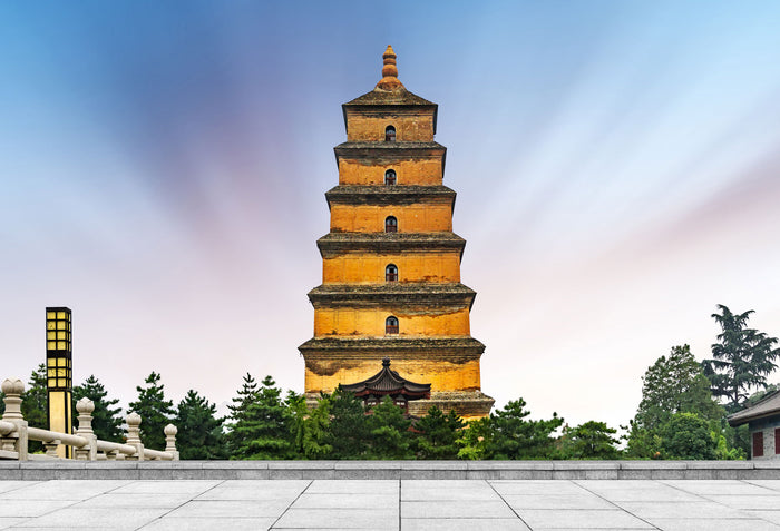 Pagoda Salt Painting