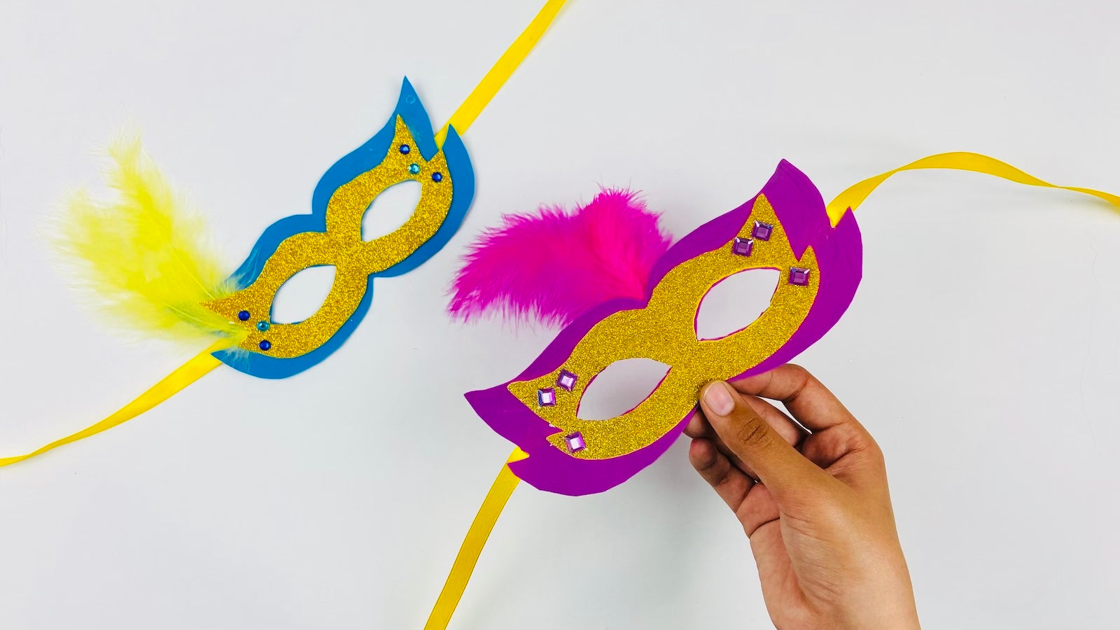 DIY Venice Italy Carnival Mask Craft for kids