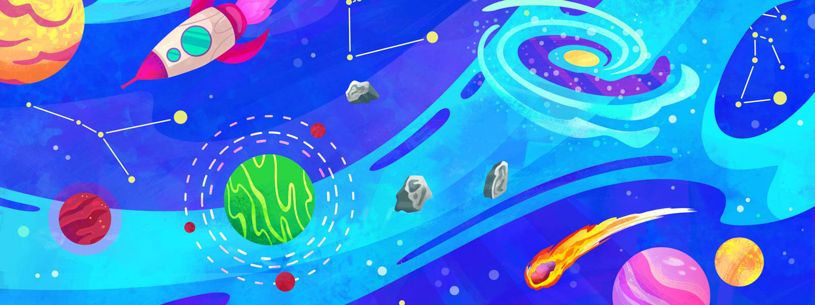 Womple Studios space background image