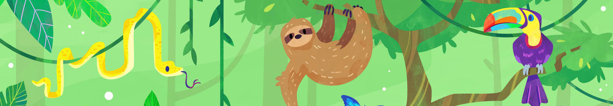 Womple Studios jungle forest theme banner