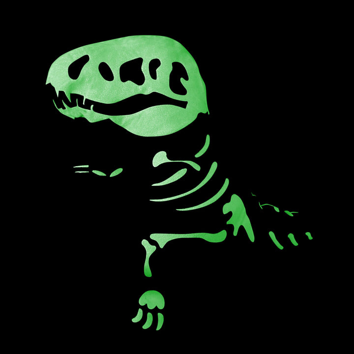 Womple Studios DinoGlows MEGA Tyrannosaurus Rex reversible plush dinosaur glowing fossil skeleton