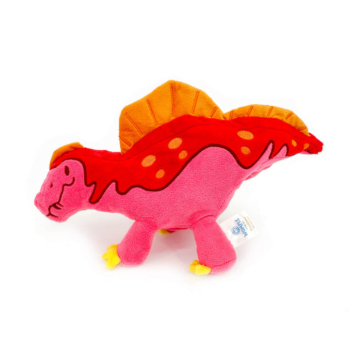 Womple Studios DinoGlow Spinosaurus plush dinosaur side view