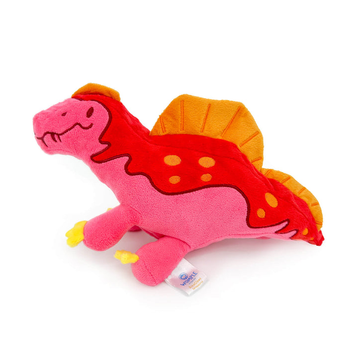 Womple Studios DinoGlow Spinosaurus plush dinosaur side view