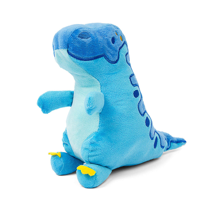 Womple Studios DinoGlow Tyrannosaurus Rex reversible plush dinosaur front-side view