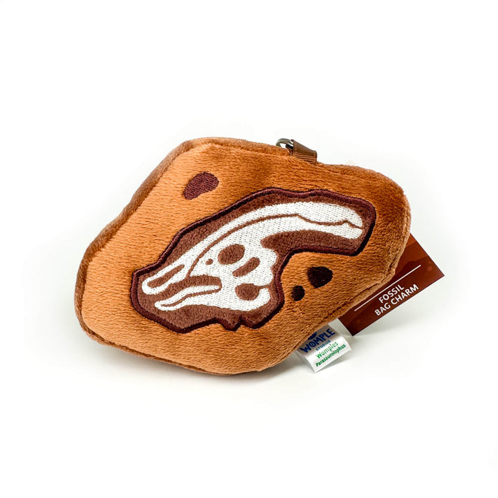 Fossil Bag Charm - Parasaurolophus