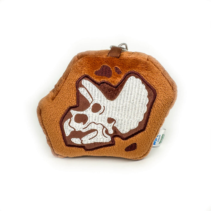 Fossil Bag Charm - Triceratops