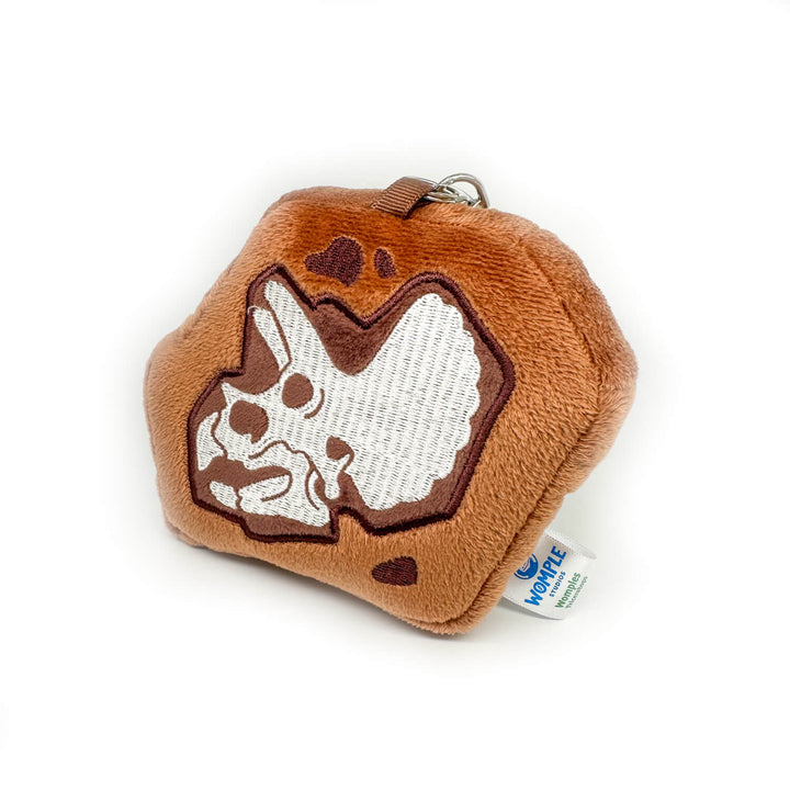 Fossil Bag Charm - Triceratops
