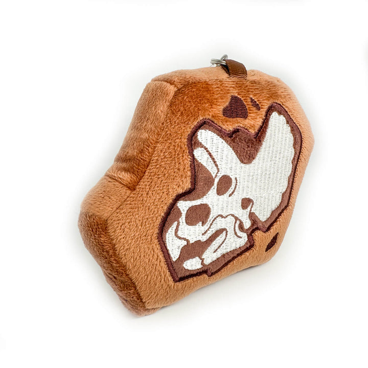 Fossil Bag Charm - Triceratops