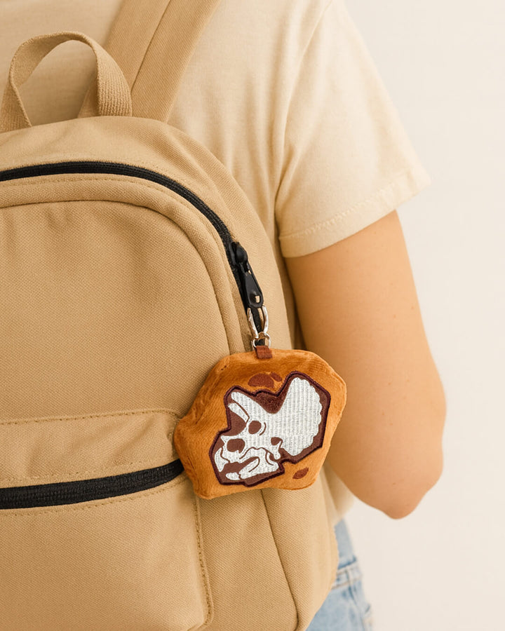 Fossil Bag Charm - Triceratops