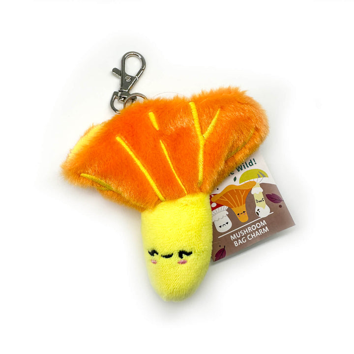 Mushroom Bag Charm - Golden Chanterelle