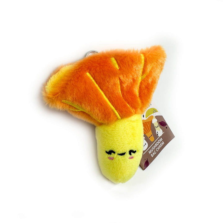 Mushroom Bag Charm - Golden Chanterelle
