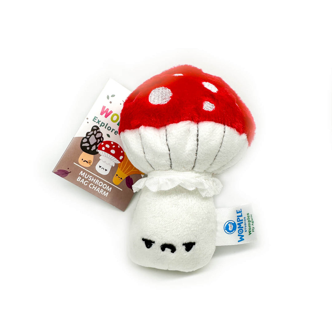 Mushroom Bag Charm - Fly Agaric