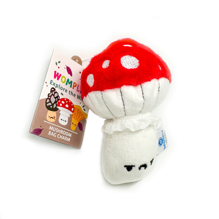 Mushroom Bag Charm - Fly Agaric