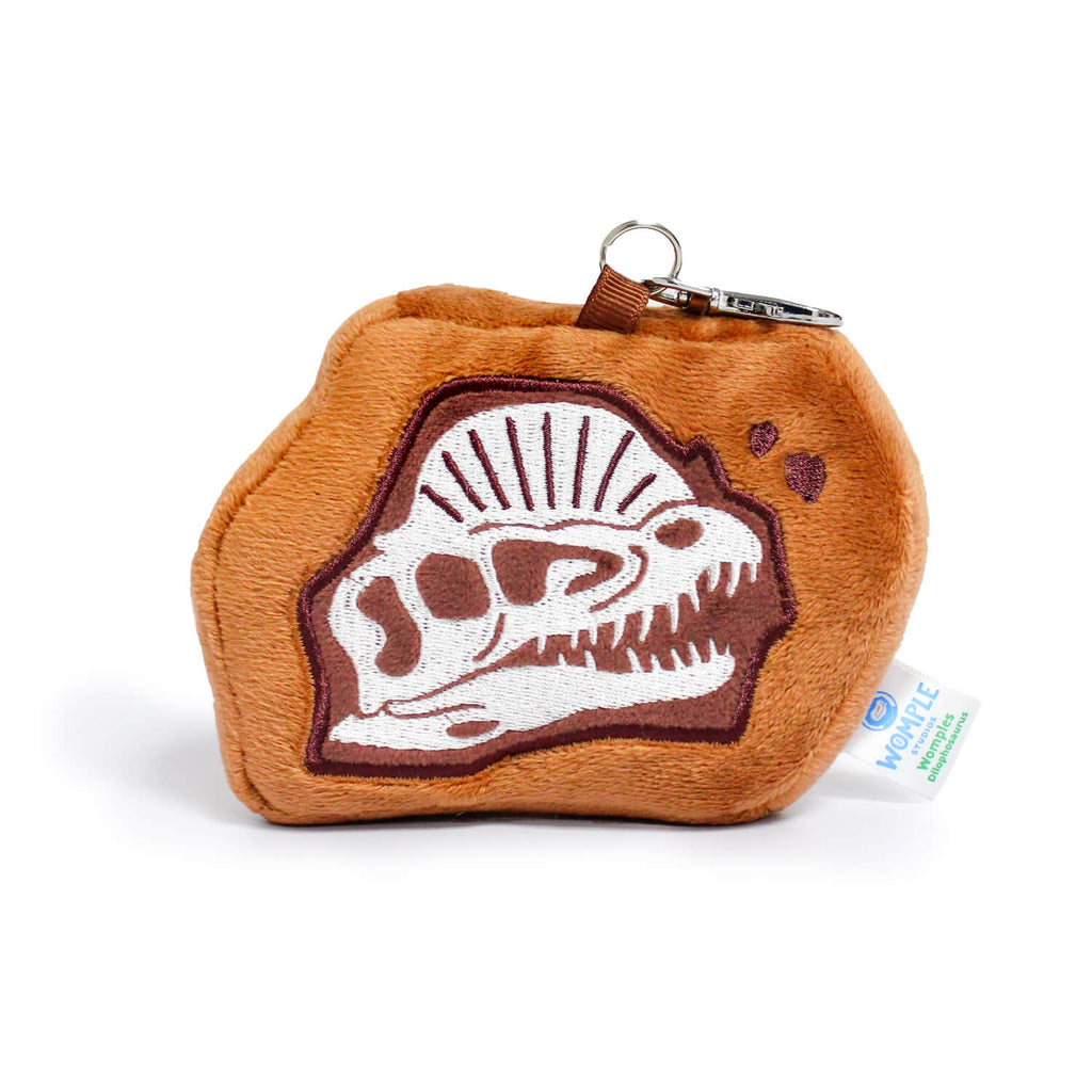Fossil Bag Charm Dilophosaurus