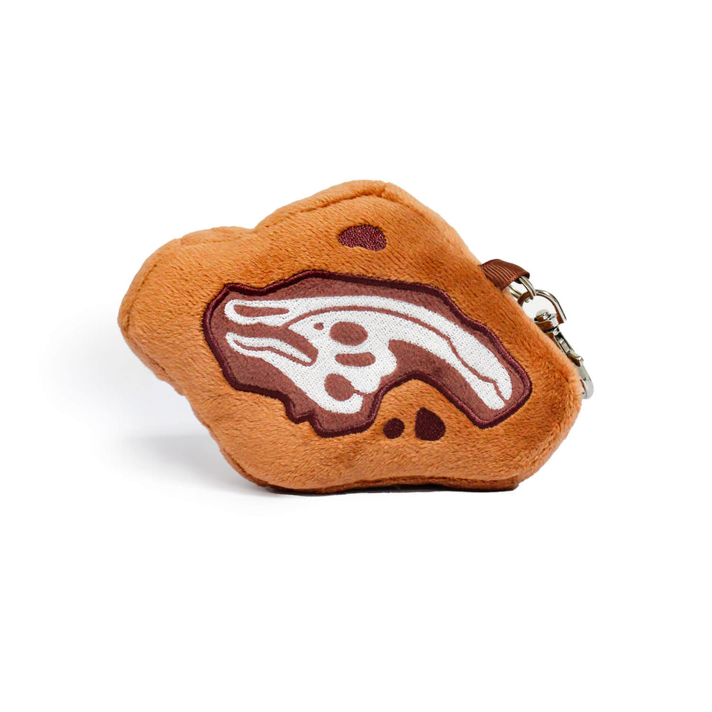 Fossil Bag Charm Parasaurolophus