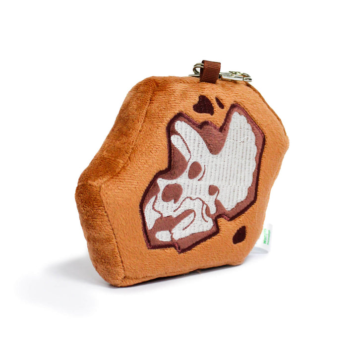 Fossil Bag Charm - Triceratops