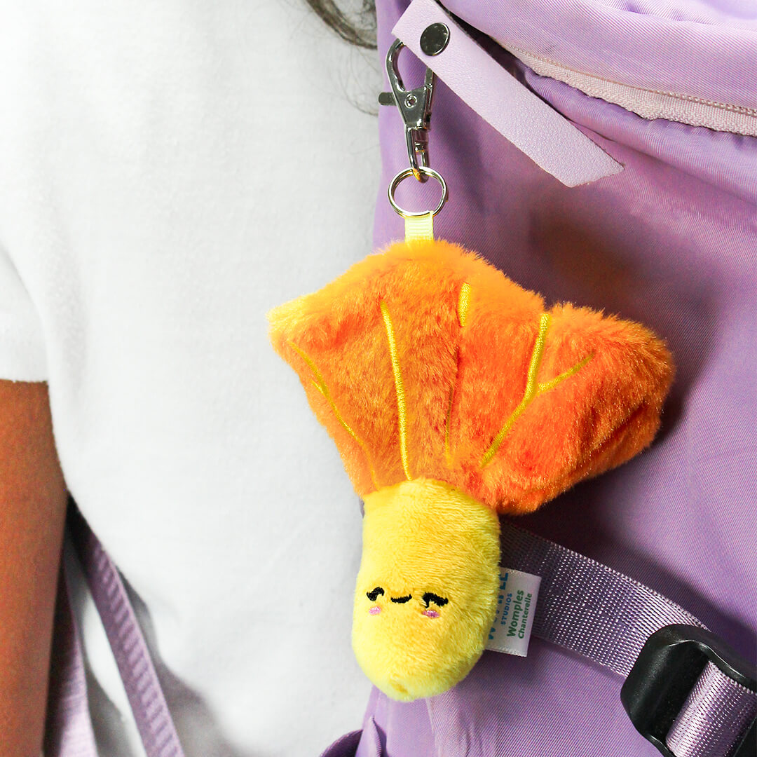 Mushroom Bag Charm - Golden Chanterelle