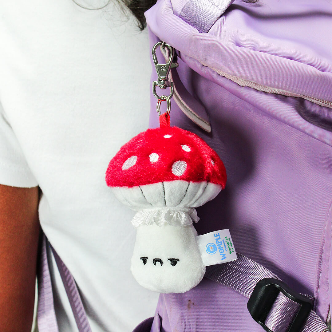 Mushroom Bag Charm - Fly Agaric