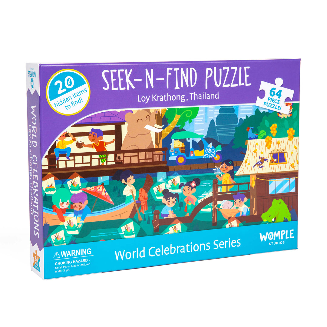 Seek-N-Find Puzzle: Thailand, Loy Krathong Festival (KEEP edition)