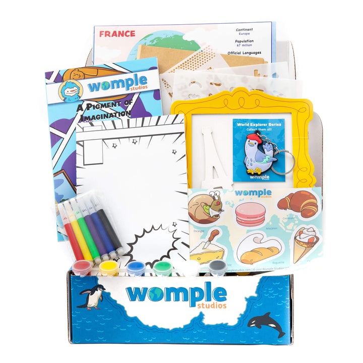 Womple Studios WompleBox France activity kit