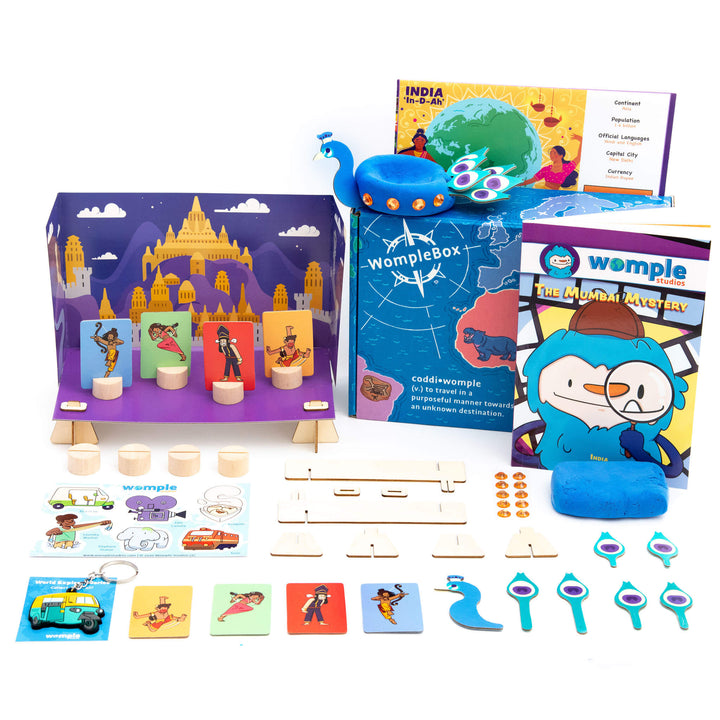 Womple Studios WompleBox India craft activity kit