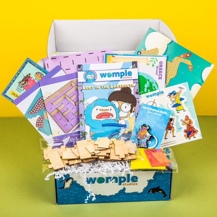 Womple Studios WompleBox: Greece kit components