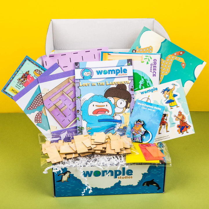 Womple Studios WompleBox: Greece kit components
