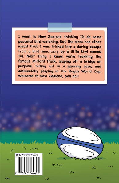 WompleBox: Flight of the Kiwi book, back cover