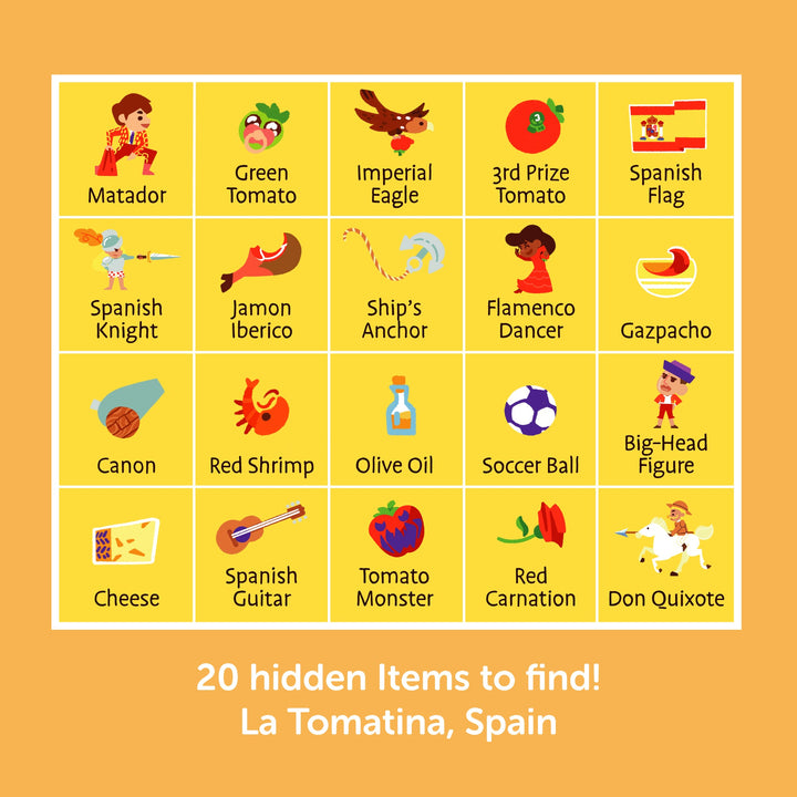 Seek-N-Find Puzzle: Spain, Tomatina Festival (KEEP edition)