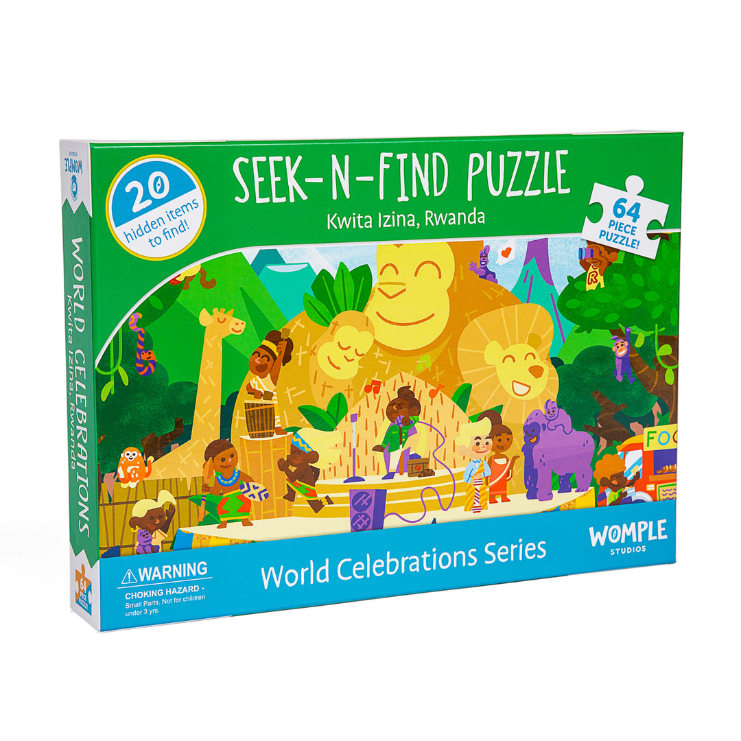 Seek-N-Find Puzzle: Rwanda, Kwita Izina Festival