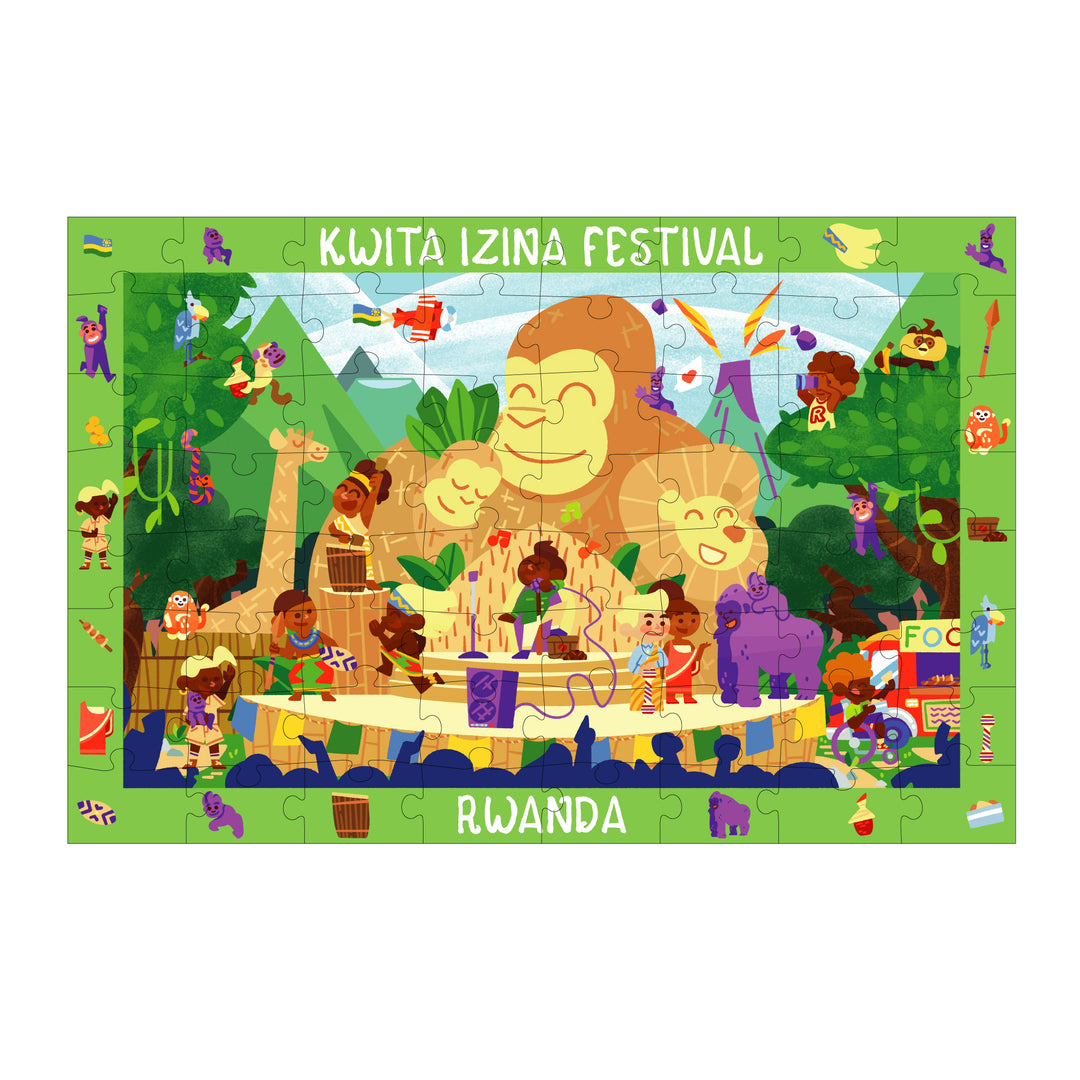 Seek-N-Find Puzzle: Rwanda, Kwita Izina Festival