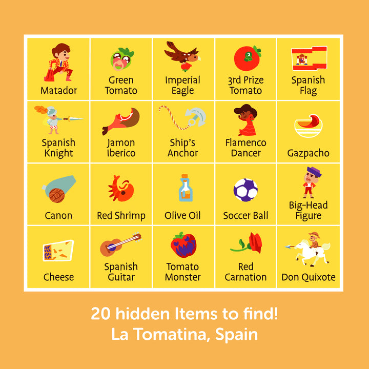 Seek-N-Find Puzzle: Spain, Tomatina Festival